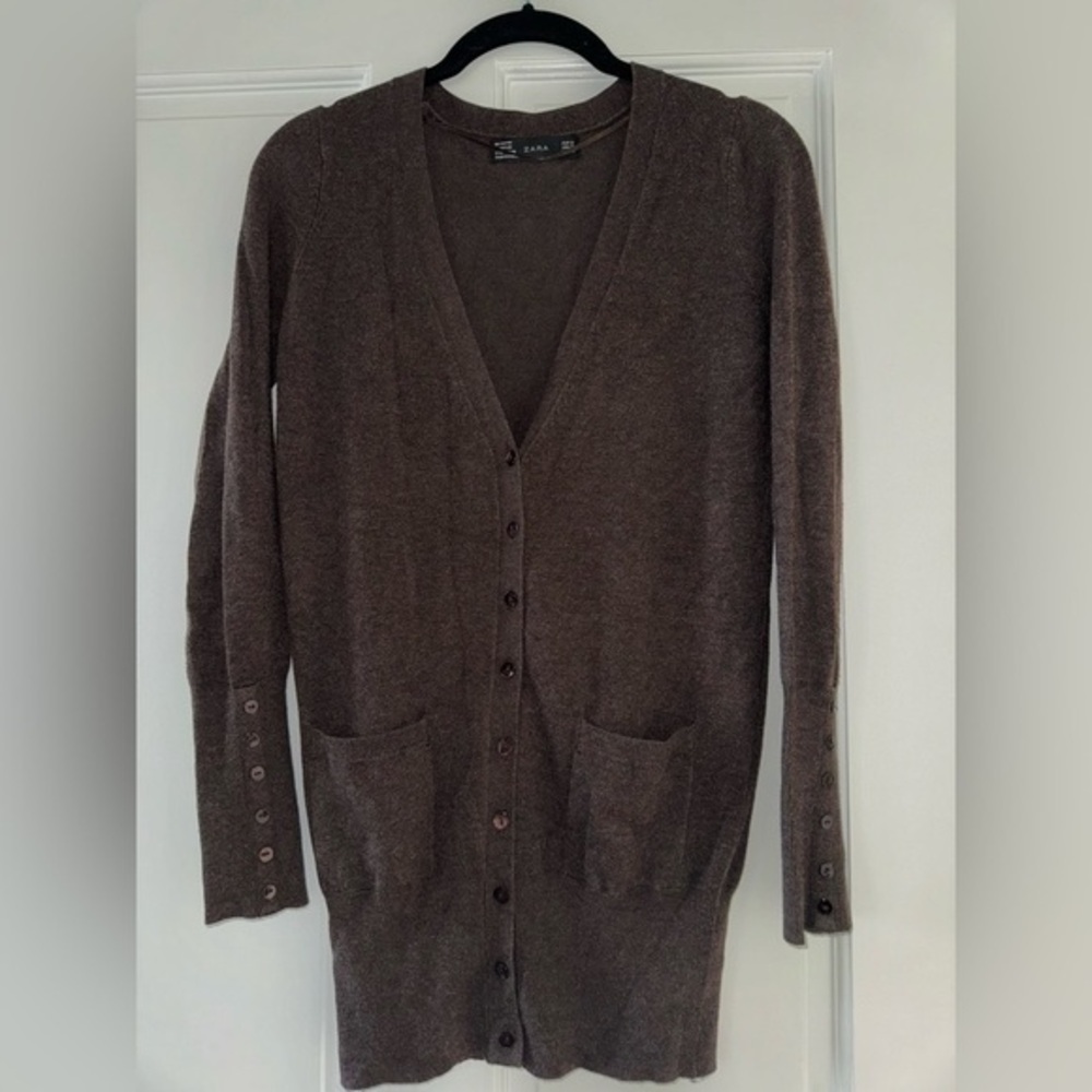 Zara Brown Cardigan